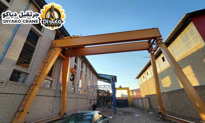 طراحی و ساخت و اجرا جرثقیل دروازه ای